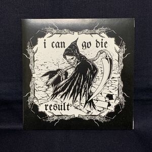  ultra rare RESULT Liza rutoi can go die 7ep lyric card attaching 1997 MCR Company CRUST hard core Nagoya single record consigning goods 