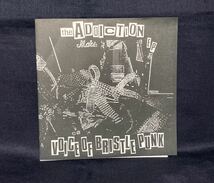 レア the ADDICTION VOICE OF BRISTLE PUNK 7ep レコード ハードコア 1995 委託品_画像1