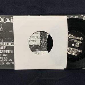 レア the ADDICTION VOICE OF BRISTLE PUNK 7ep レコード ハードコア 1995 委託品の画像3