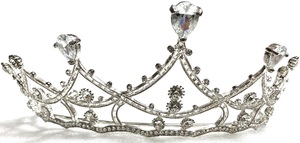  Tiara hair accessory 6.1cm silver 