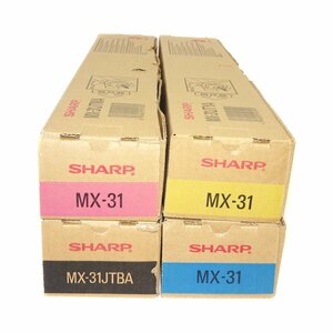 4色セット SHARP シャープ 純正 トナー MX-31JTBA/MX-31JTCA/MX-31JTMA/MX-31JTYA MX-2301/MX-2600/MX-3100 【送料無料】 NO.4072