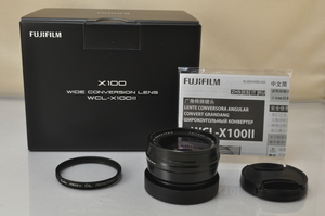 ★★極上品 FUJIFILM WCL-X100B II Lens w/Box♪♪#1850EX