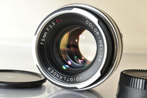 ★★実用品 Voigtlander COLOR-HELIAR 75mm F2.5 SL Lens for Nikon Ai-s 訳あり♪♪#1851EX