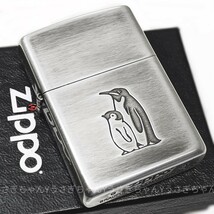 zippo☆親子 ペンギン☆アンティークシルバー☆ジッポ ライター_画像4