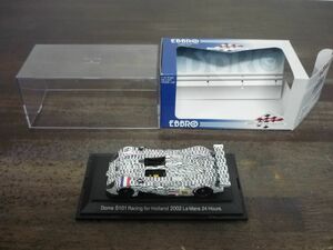 EBBRO エブロ 1/43 DOME S101 2002 Le man’s Racing for Holland　レーシングカーコレクション　ルマン　ホワイト