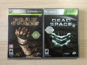 Xbox360 ソフト DEAD SPACE DEAD SPACE2 セット 海外版【管理 16521】【ジャンク】