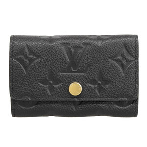 ルイヴィトン LOUIS VUITTON モノグラム・アンプラント キーケース ミュルティクレ6 ノワール M64421 中古 新入荷 LV1456