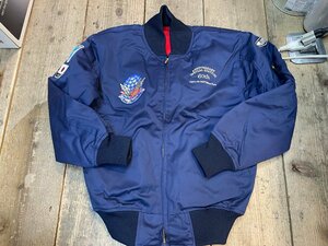 新品★60周年 航空自衛隊 JASDF SQUADRON 60th Anniversary パイロットジャンパー sizeM/ブルーインパルス/フライトジャケット/PX品/日本製