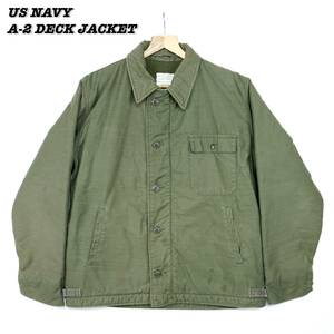 US NAVY A-2 DECK JACKET 1986s LARGE(42-44) 304121 Vintage アメリカ海軍 デッキジャケット 1980年代 ラージ ヴィンテージ