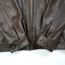 Polo by Ralph Lauren Leather Jacket 1990s 304143 ポロバイラルフローレン レザージャケット ラムレザー チンスト 1990年代_画像6