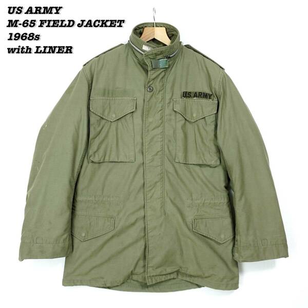 US ARMY M-65 FIELD JACKET with LINER 304154 1968s vintage アメリカ軍 グレーライナー フィールドジャケット 1960年代 ヴィンテージ