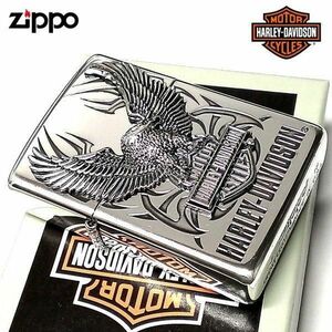 ZIPPO ライター ハーレーダビッドソン ジッポ シルバー ビッグメタル　イーグル