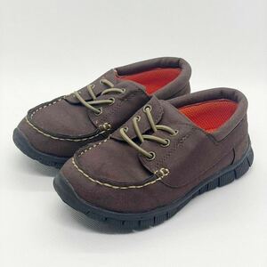 [ secondhand goods ][16cm]BREEZEb Lee z shoes moccasin shoes Brown 