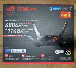 ASUS ROG Rapture GT-AX6000 ゲーミングルーター WiFi 無線ルーター