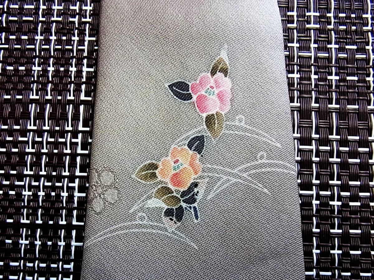 [促销商品♪] R3773♪ 加贺友禅 [花朵/手绘] 领带, 时尚配饰, 领带, 一般领带