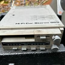 当時物　 Clarion Hi-Fi Car Stereo 869 2WAY スピーカー　GS-802 ジャンク_画像2