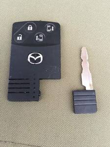  Mazda original advice to key 4 button both sides sliding lighting equipped card key keyless Biante Premacy MPV etc. outside fixed form * including in a package shipping 24