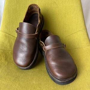 美品 FERNAND LEATHER フェルナンドレザー Middle English ミドルイングリッシュ ♂ 7.5E USA製 25.5相当 レザーシューズ メンズ