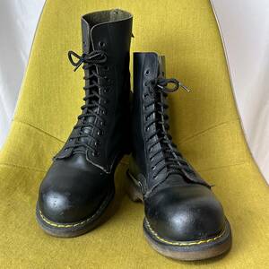 Dr.MARTENS ドクターマーチン 英国製 ホワイト社 11ホールレースアップブーツ スチールトゥ UK8 26.5 27.0相当 レザーシューズ