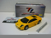 トミカ　リミテッド　No.0043　ランボルギーニ　ムルシエラゴ（イエロー）◎TOMICA LIMITED No.0043 LAMBORGHINI MURCIELAGO 中国製 _画像1