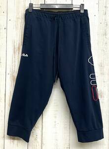  men's sport wear *FILA filler * cropped pants jersey pants truck *O size * navy training Jim running 