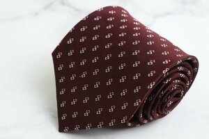  Yuki Torii brand necktie silk fine pattern pattern total pattern men's purple YUKI TORII