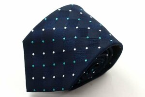  Renoma бренд галстук шелк точка рисунок мужской темно-синий renoma