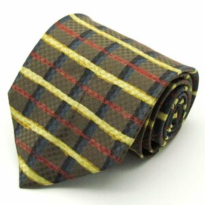  I m Pro duct brand necktie silk .. pattern check pattern men's gray im product