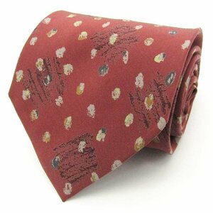  I m Pro duct brand necktie silk fine pattern pattern total pattern men's red im product