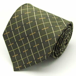  Renoma brand necktie silk .. pattern dot pattern men's green renoma