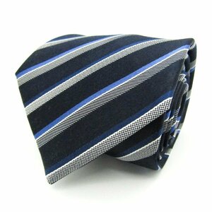 [ superior article ] Comme Ca Ism COMME CA ISM stripe pattern sill Klein pattern men's necktie navy 