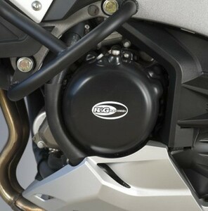 R&G HONDA VFR1200F/DCT(10-12)/VFR1200X Crosstourer(12-)用左側エンジンケースカバー ECC0083BK