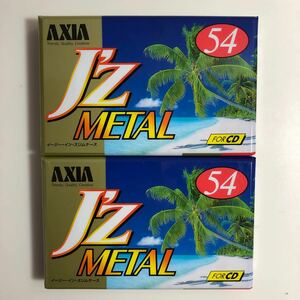カセットテープ メタル AXIA J’z METAL 54分2本