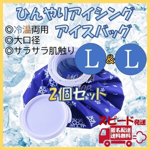 アイスバッグ Lサイズ 2個 氷のう 氷嚢 アイシング ゴルフ 熱中症