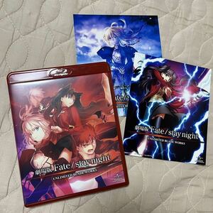 送料無料　fate 劇場版UBW Blu-ray 差し替えジャケット　ブルーレイ　unlimited blade works stay night