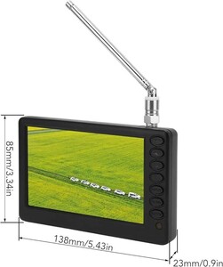 ポータブル デジタル TV、5 インチ ISDB T マルチ インターフェイス ポータブル TV