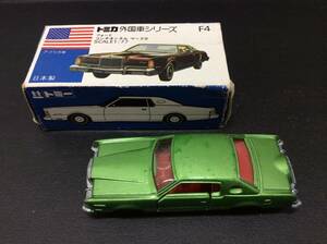 ■0976　tomica トミカ Ford CONTINENTAL MARK IV F4 1976 ミニカー おもちゃ 当時物 レトロ