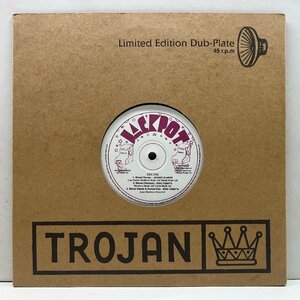 【機関銃・パトカーが轟音で炸裂する強烈DUB収録】良好盤!! UKプレス JOHNNY CLARKE / KING TUBBY ('03 Trojan) 限定10インチDub-Plate