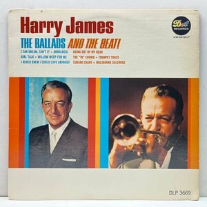 【w/ Buddy Rich】良好盤!! MONO 米オリジナル HARRY JAMES The Ballads And The Beat! ('66 Dot DLP 3669) US モノラル