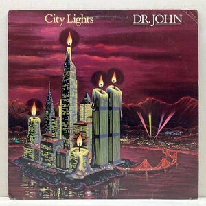 プロモ 美盤!! USオリジナル DR. JOHN City Lights ('78 Horizon) インナー完品 Tommy LiPuma Prod. スワンプ／AOR 名作 米 LP 原盤