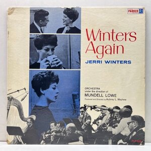 プロモ MONO 良好!!【w/ Mundell Lowe, Hal McKusick, Eddie Costa】USオリジナル JERRI WINTERS Winters Again ('62 Charlie Parker)