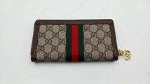 ♪ GUCCI グッチ 財布 長財布 オフィディア ラウンドファスナー_画像3