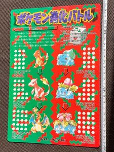 非売品 1997年 当時物 下敷き リザードン サトシ ピカチュウ フシギダネ ポケモン カード バンプレスト 景品 ジャンボカード Pokemon レア