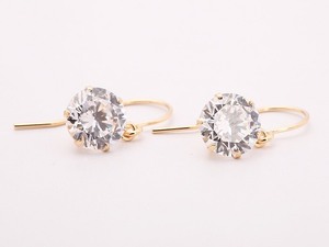 ※※パーティー会場 注目の一品※※K18ダイヤモンドフックピアス2.19ｃｔ【新品】18金イエローゴールド【高級】【フック】