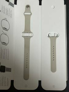 純正 新品 Apple Watch 41mmケース用スターライトスポーツバンド - MKU93FE/A ラバーバンド 
