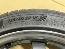 【希少】ホンダ シビック タイプR ユーロ（FD2/FN2）無限 GP 18インチ アルミホイール 225/40R18 オフセット＋55 ガンメタ ガンメタリック_画像7