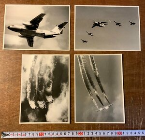 RR-5516 ■送料込■ ブルーインパルス 航空自衛隊 アクロバット飛行チーム 飛行機 ジェット機 写真 古写真 印刷物 ●4枚まとめて/くKAら