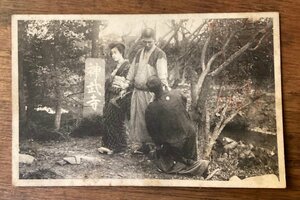 JJ-1714 ■送料込■ 演劇 新琵琶歌 神武寺 撮影 和装 俳優 女優 人物写真 絵葉書 古写真 印刷物/くFUら