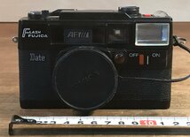 SS-1662■送料込■FUJICA FLASH FUJICA AF Date フィルムカメラ 379g●ジャンク扱い●レンズにやや曇りあり/くATら_画像3