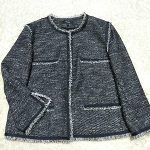  rare theory Theory tweed no color jacket color less black black on goods elegant go in . type graduation ceremony The Seven-Five-Three Festival large size 4